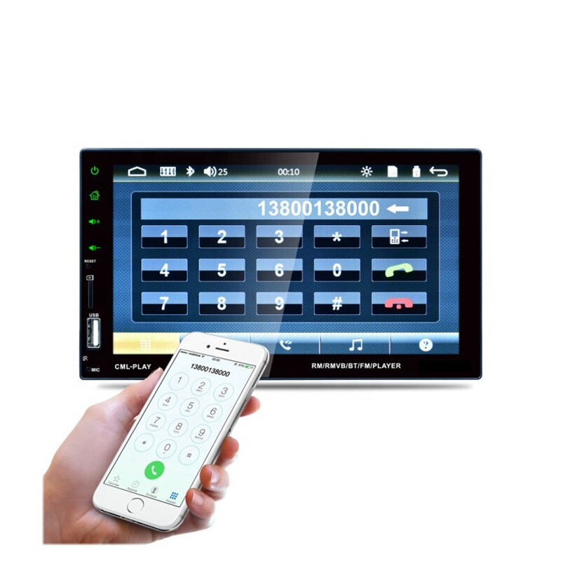 US 7″ Double 2 DIN Car MP5 Player Bluetooth Stereo Radio Video SD/FM/USB/AUX/TF