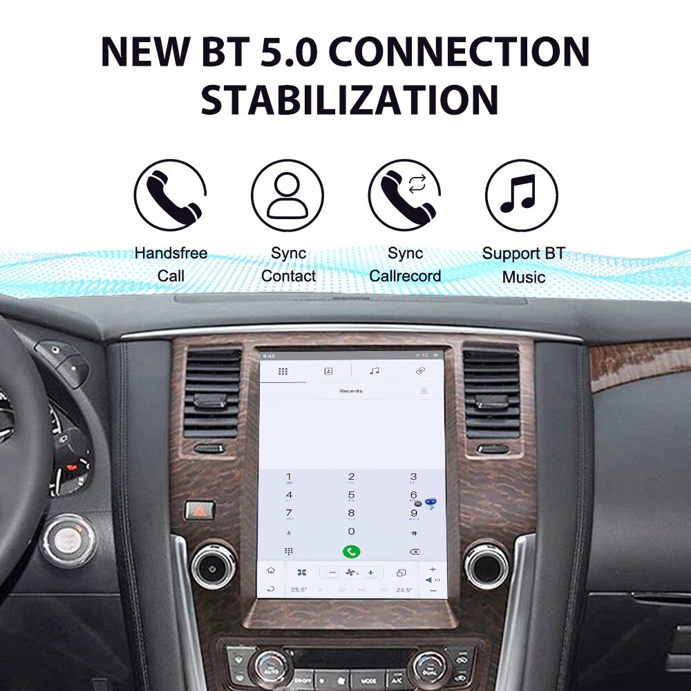 Android Car Radio For Nissan Patrol Y62 Infiniti QX56 QX80 12-19 Screen Headunit