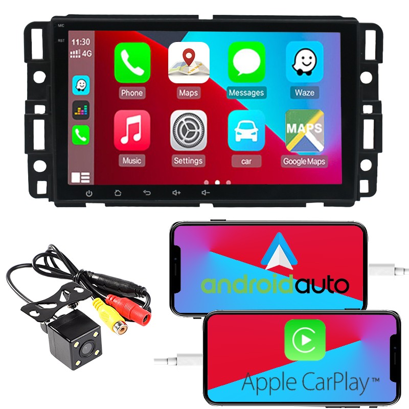 Apple CarPlay Bluetooth Eonon 8 Inch Android 10 Car Stereo Chevrolet, GMC, Buick