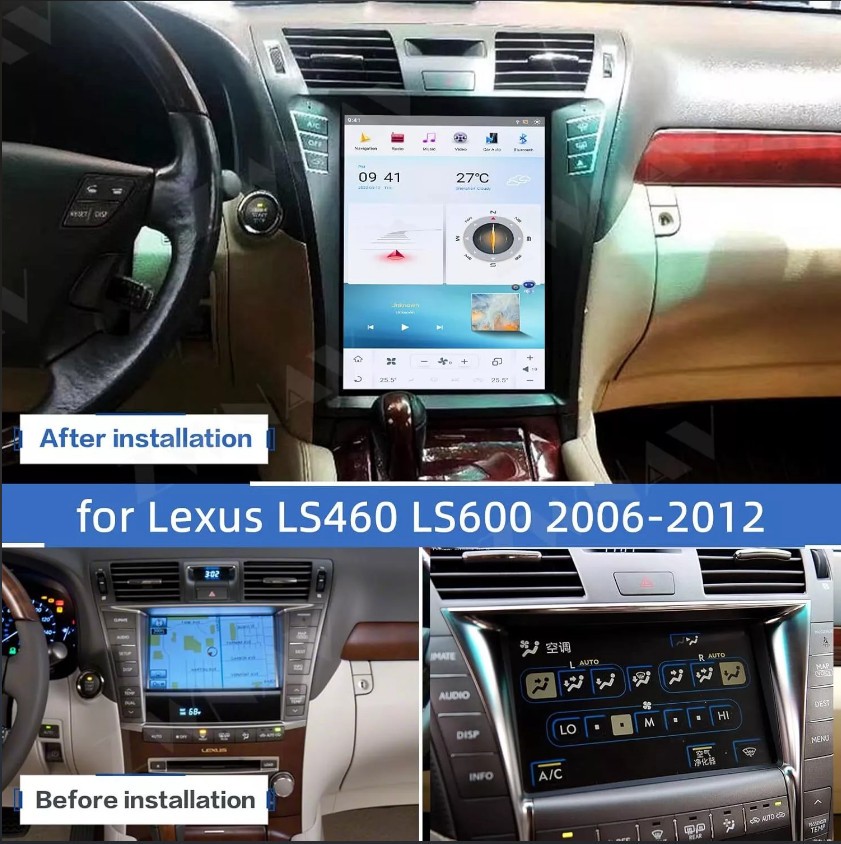 128G Android 13 For Lexus LS460 2006-2012 Car Stereo Radio Head Unit GPS Carplay