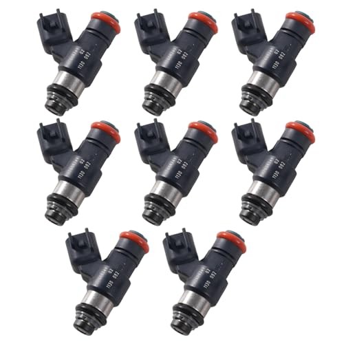Set of 8 Fuel Injectors 12609749 Direct Replacement for 2009-2013 Cadillac