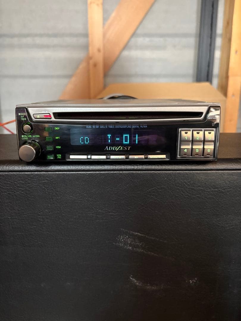 Alpine ADDZEST DRX9255 Car Stereo Bluetooth FM Radio Full Function Used Japan
