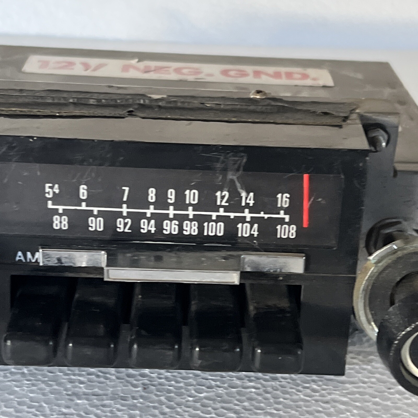 Vintage AM FM Car Radio Model AFC-1303 Untested
