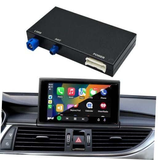 Wireless CarPlay/Android Auto Retrofit Kit Decoder Module Compatible with Audi