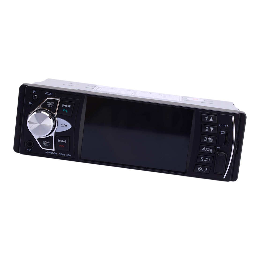 Single DIN In-Dash Car Stereo Radio Bluetooth Touch Screen MP3 Player FM USB AUX