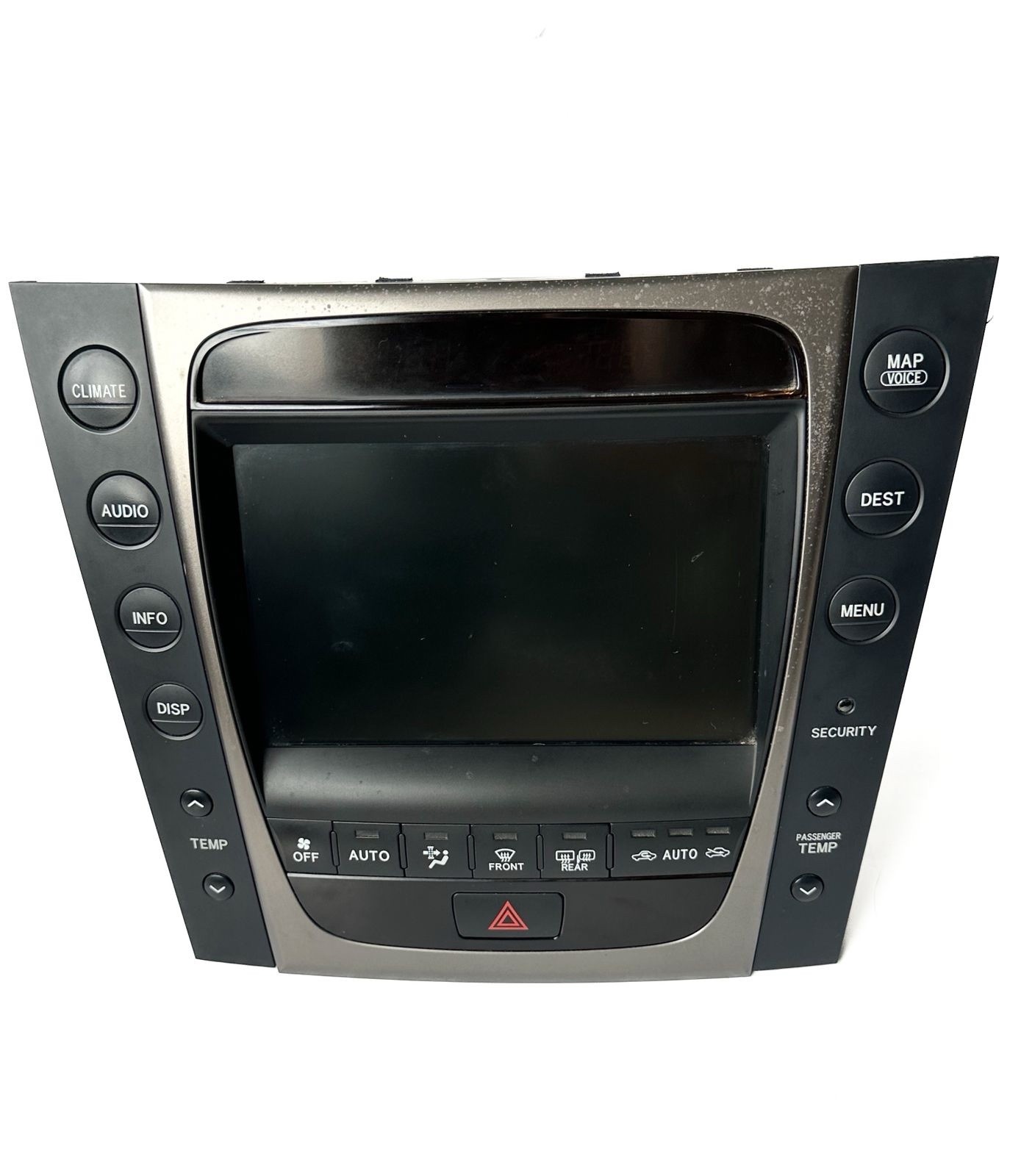 2006 -2007 GS300 GS350 NAVIGATION DISPLAY GPS CONSOLE 86111-30390 USED GOOD