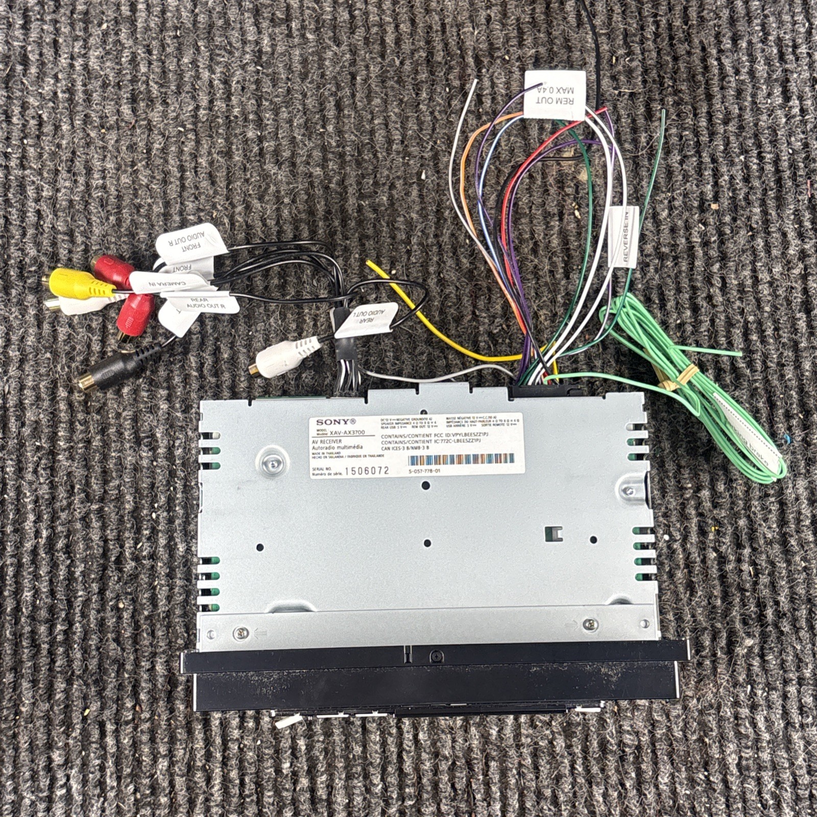 Sony XAV-AX3200 AV Multi Media Receiver Car Audio UNTESTED FOR PARTS OR REPAIR