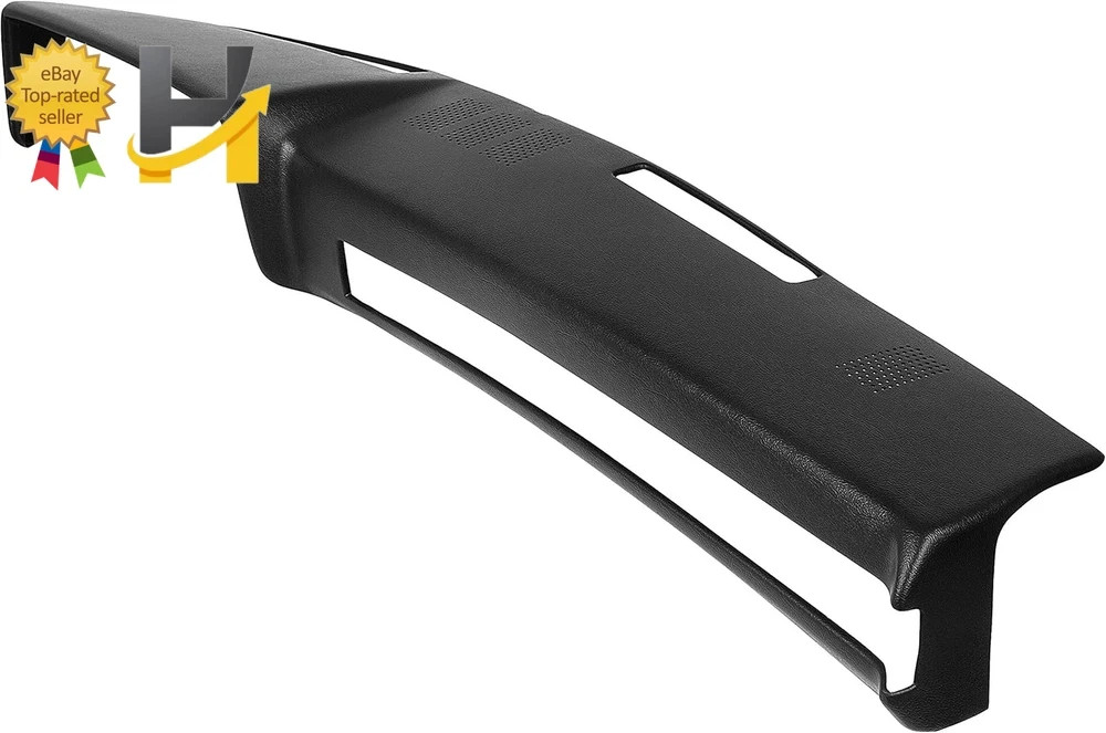 Black Dashboard Cover Compatible with 1981-1991 Chevrolet GMC C/K/R/V