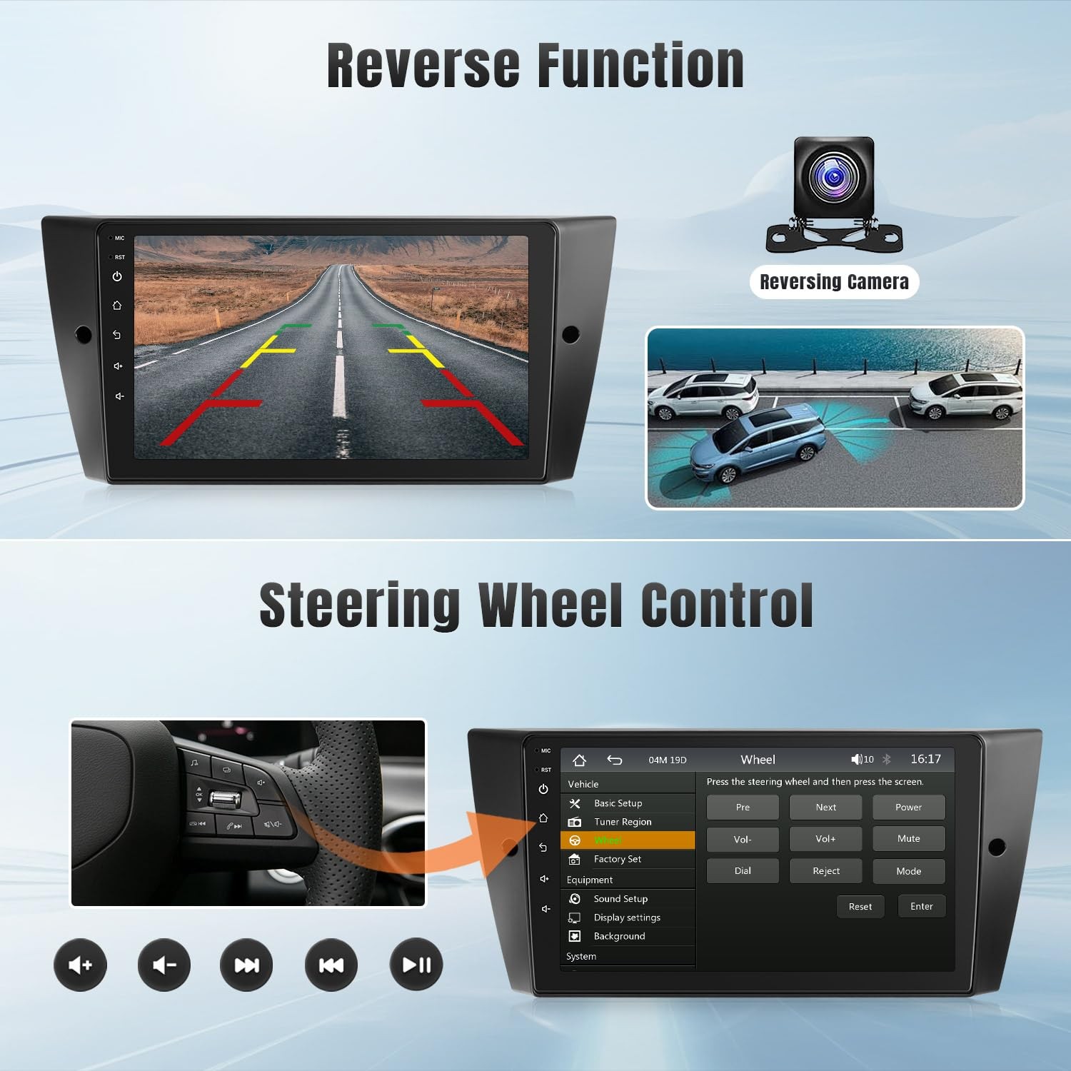 4+64G Car Radio Stereo carplay for BMW 3 Series 328i E90 E93 2006-2011 1280*800
