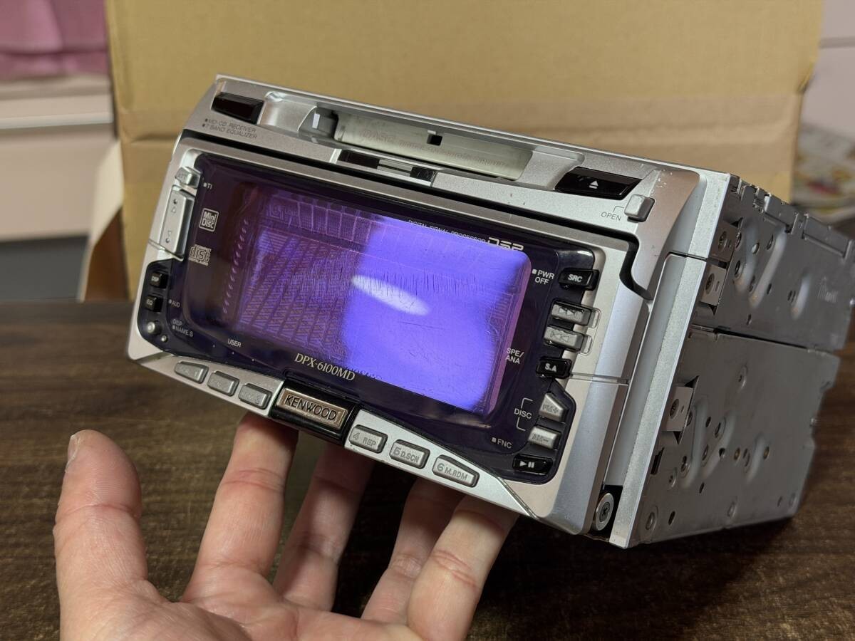 JDM Kenwood DPX-6100MD CD MD Player 2-DIN Car Audio Receiver Tested Japan OEM