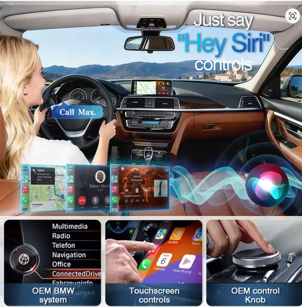 CarPlay TouchScreen For BMW 3/4 Serie F30 F31 F32 F33 F34 F36 13-16 Yotube NBT