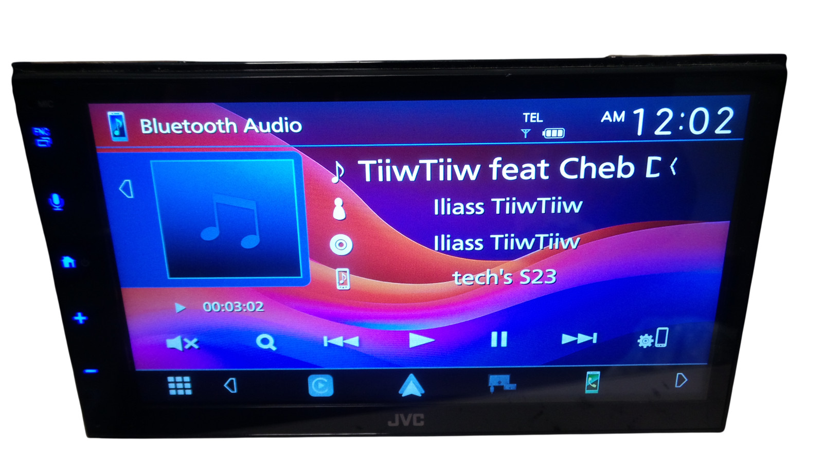 JVC Model KW-M590BT 2-DIN Digital Media Receiver – Free shipping