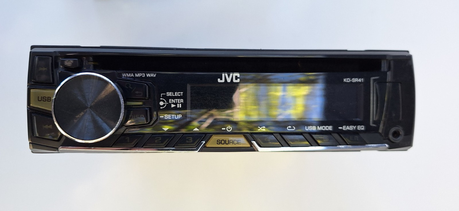 JVC KD-SR41 CD Receiver YJ1-0090-11 USB WMA/MP3/WAV