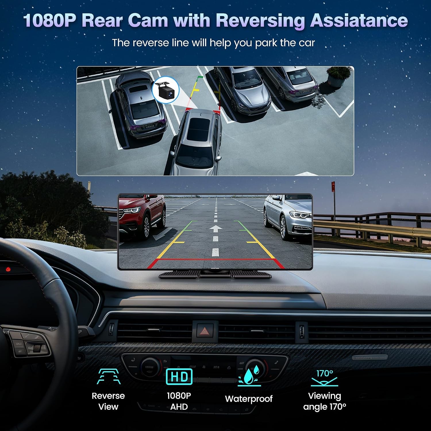 26 Wireless CarPlay Screen Upgrade Display for Cars Android Auto AutoPlay