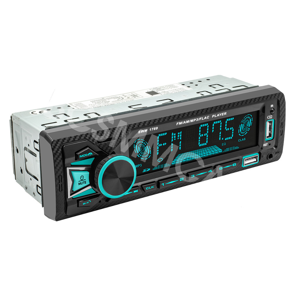 Radio Car Stereo 1 Din Bluetooth MP3 Player FM Receiver AUX USB TF BT Head Unit