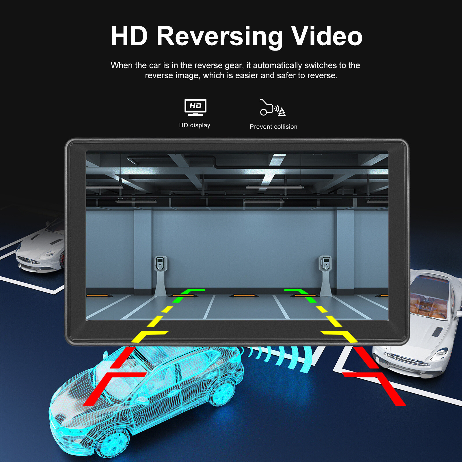 7″ portable smart player wireless car player Android Auto car stereo camera