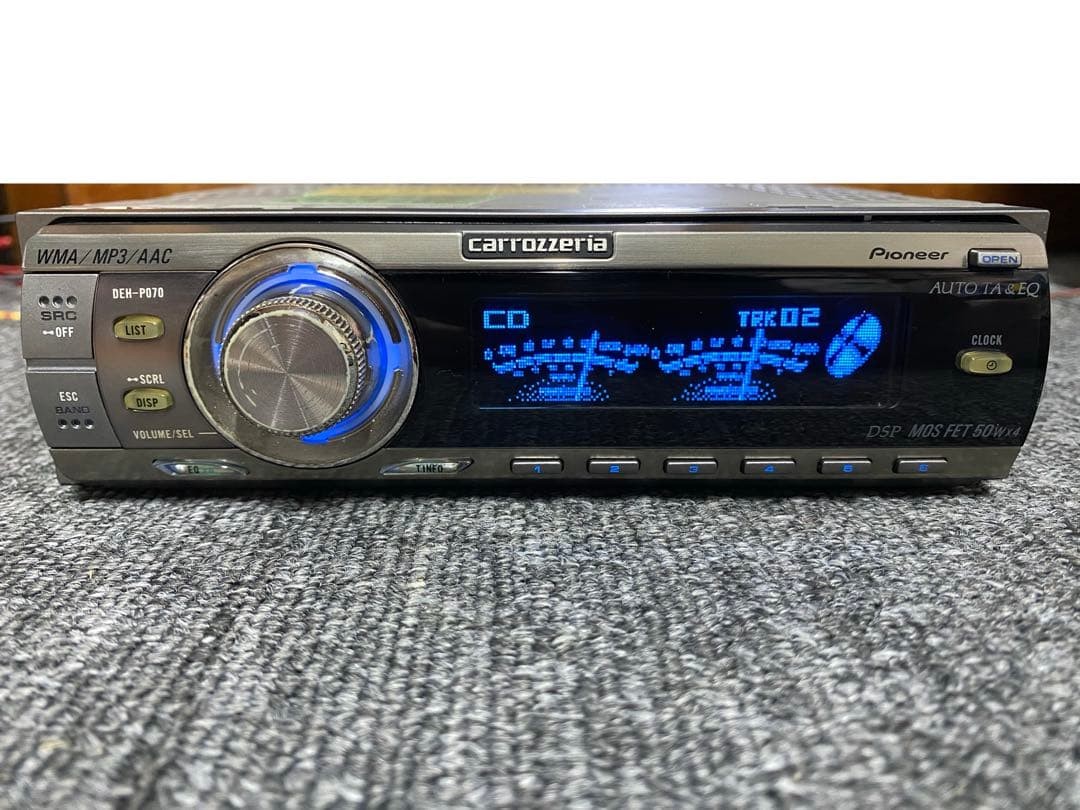 [Working item] carrozzeria DEH-P070 3.5mm AUX cable installed