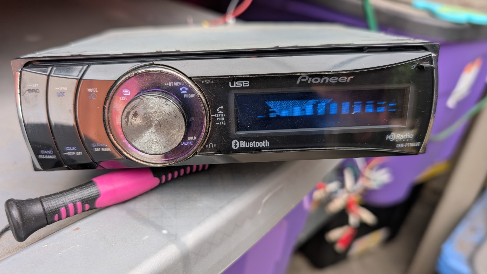 Pioneer Premier DEH-P7100BT Bluetooth CD Player USB 3d Graphics 🐬