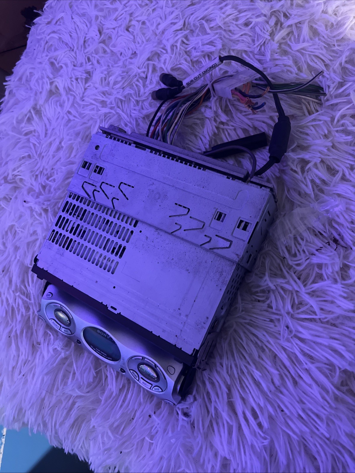 Sony CDX-M630 CD Player In Dash Receiver