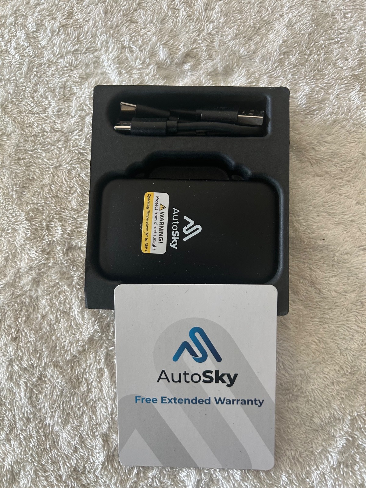 AutoSky Wireless CarPlay and Android Auto AI Box Lite for Factory Wired