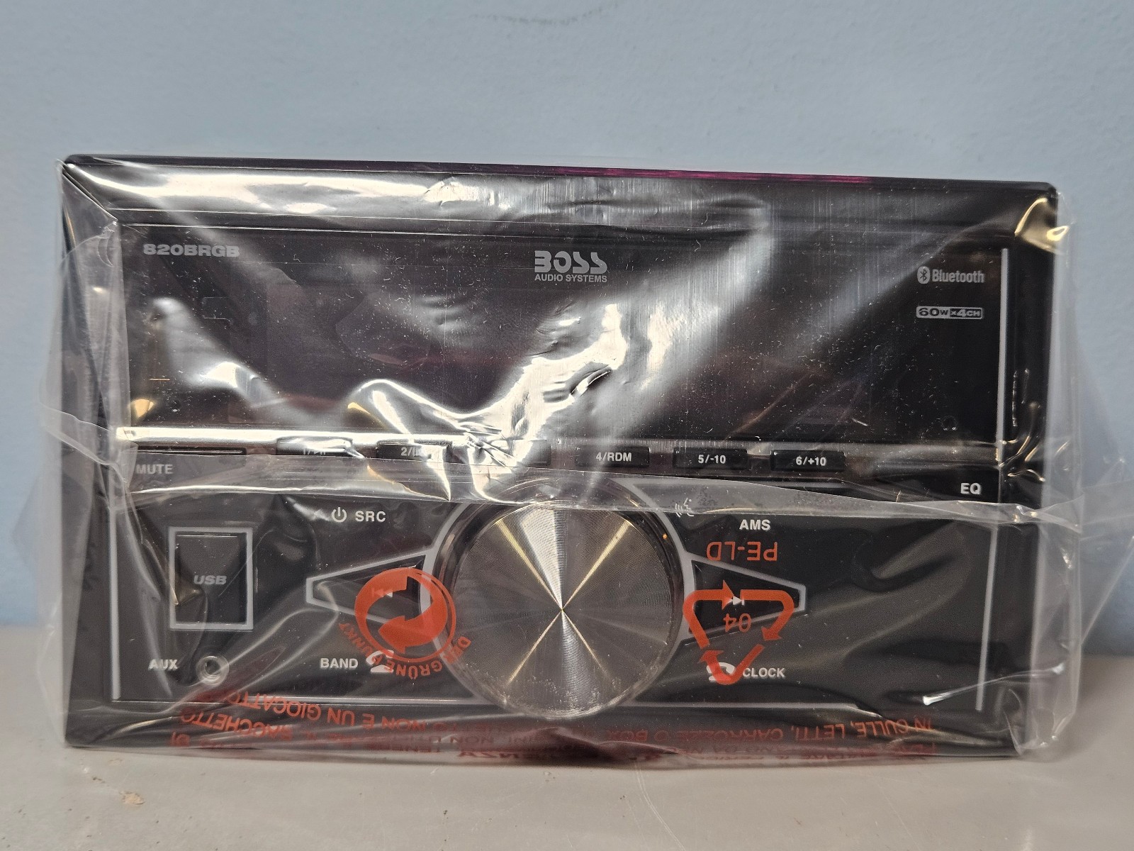 BOSS Audio 820BRGB Double Din 240 Watt Car Stereo, Bluetooth MP3 AM/FM Reciever