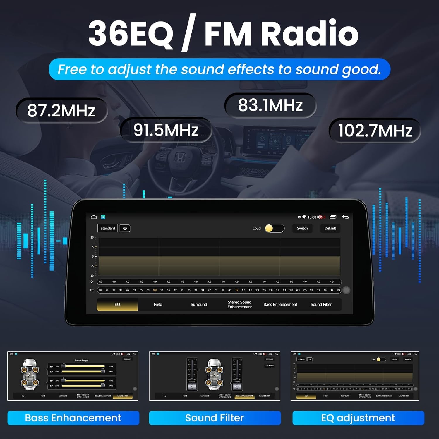 8Core 4+64G 12.3” For 2019-2022 Toyota RAV4 Carplay Stereo Radio GPS Android 13