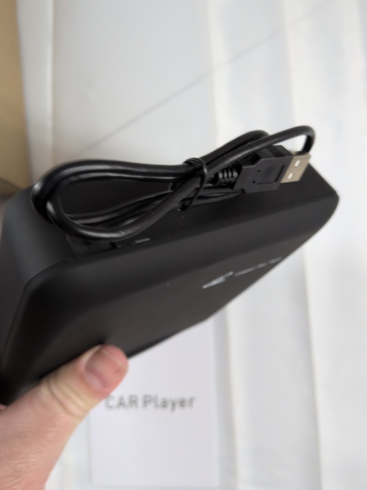 Lehwey Portable External Universal Car CD Player USB – Black New Open Box