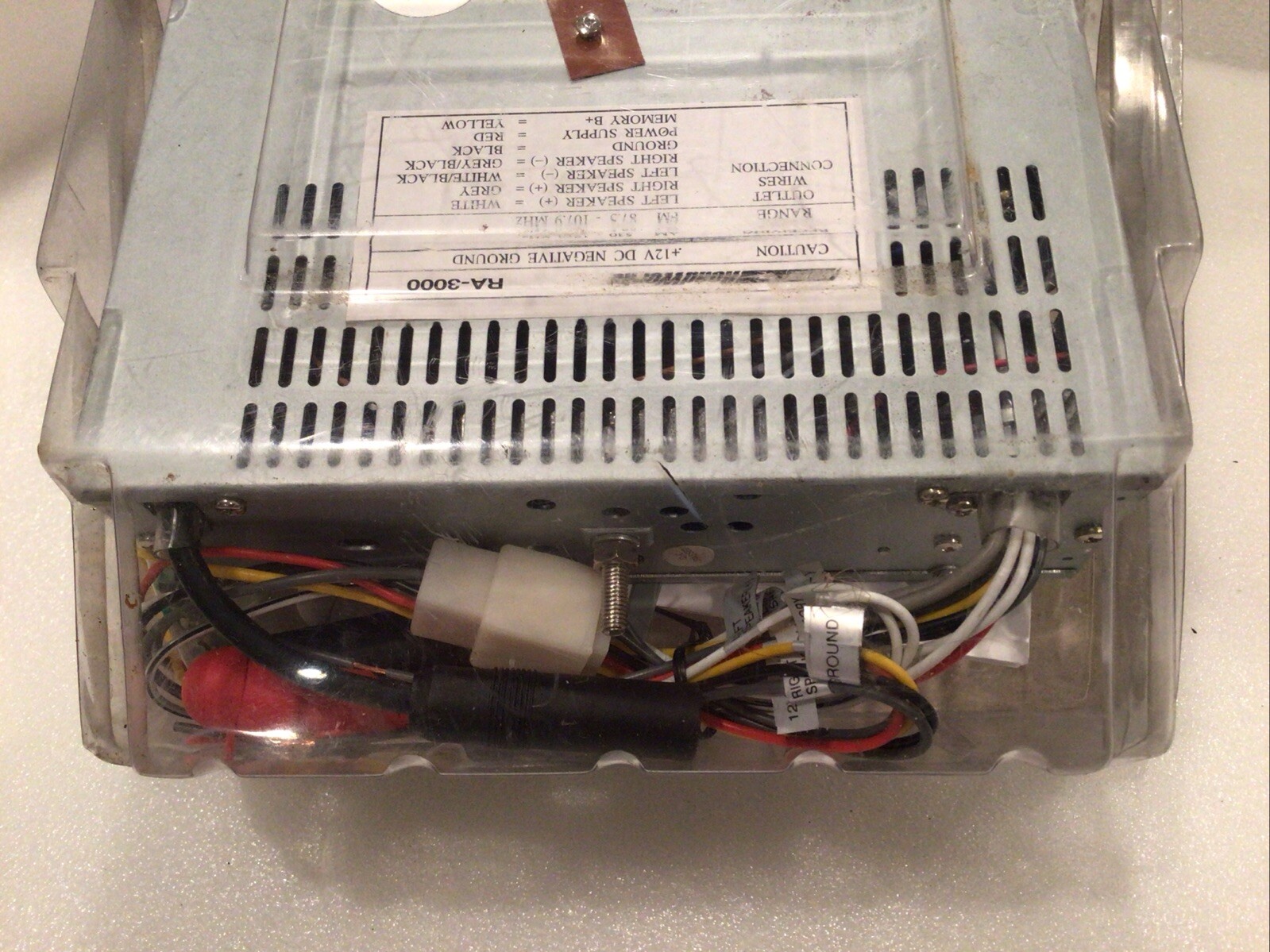Rage VINTAGE RA-3000 AM/FM Stereo Cassette Player 50Watt NEW in The BOX ORIGINAL