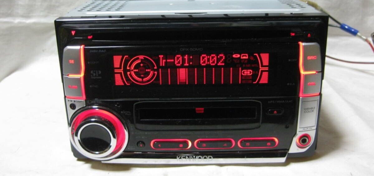 KENWOOD DPX-50MDD MP3　MDLP CD MD player multiple car models Good