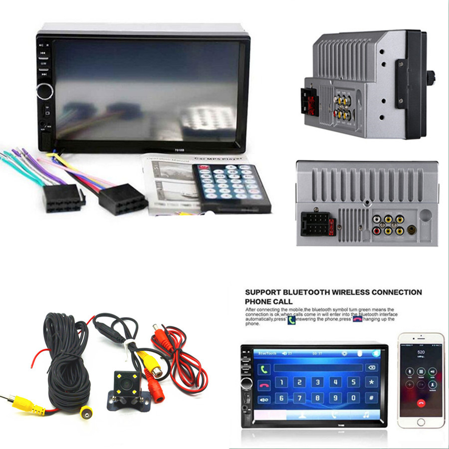 7″ Car Video Player Touch Screen Car Radio Audio Stereo MP5 Player 2Din USB FM
