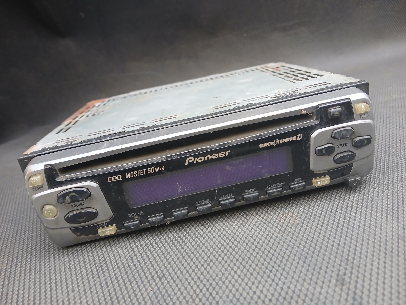 UNTESTED Pioneer DEH-15 Mosfet Super Tuner CD Car Stereo FM/AM Tuner AS IS PARTS