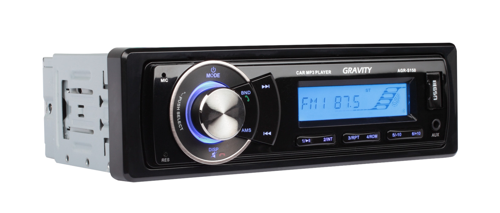 1DIN 200W Car Stereo Digital Media Player Car Receiver USB, SD, AUX w/ Bluetooth