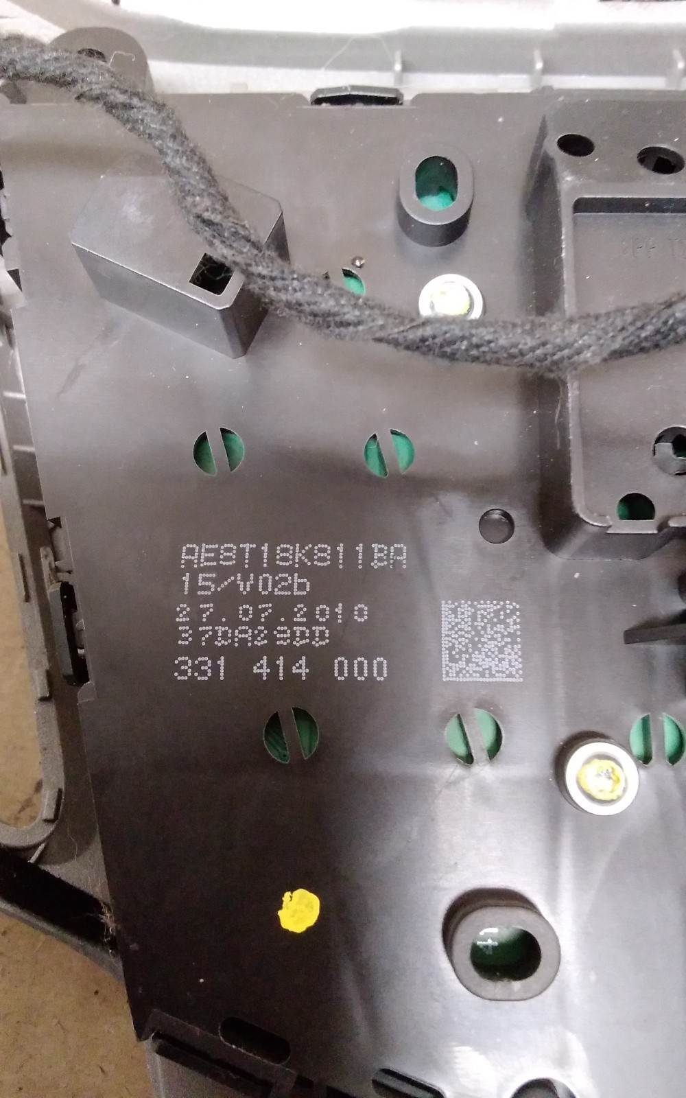 2011 FORD FIESTA SE 1.6 BLACK DASH MOUNTED RADIO CONTROL PANEL AE8T18K811BA