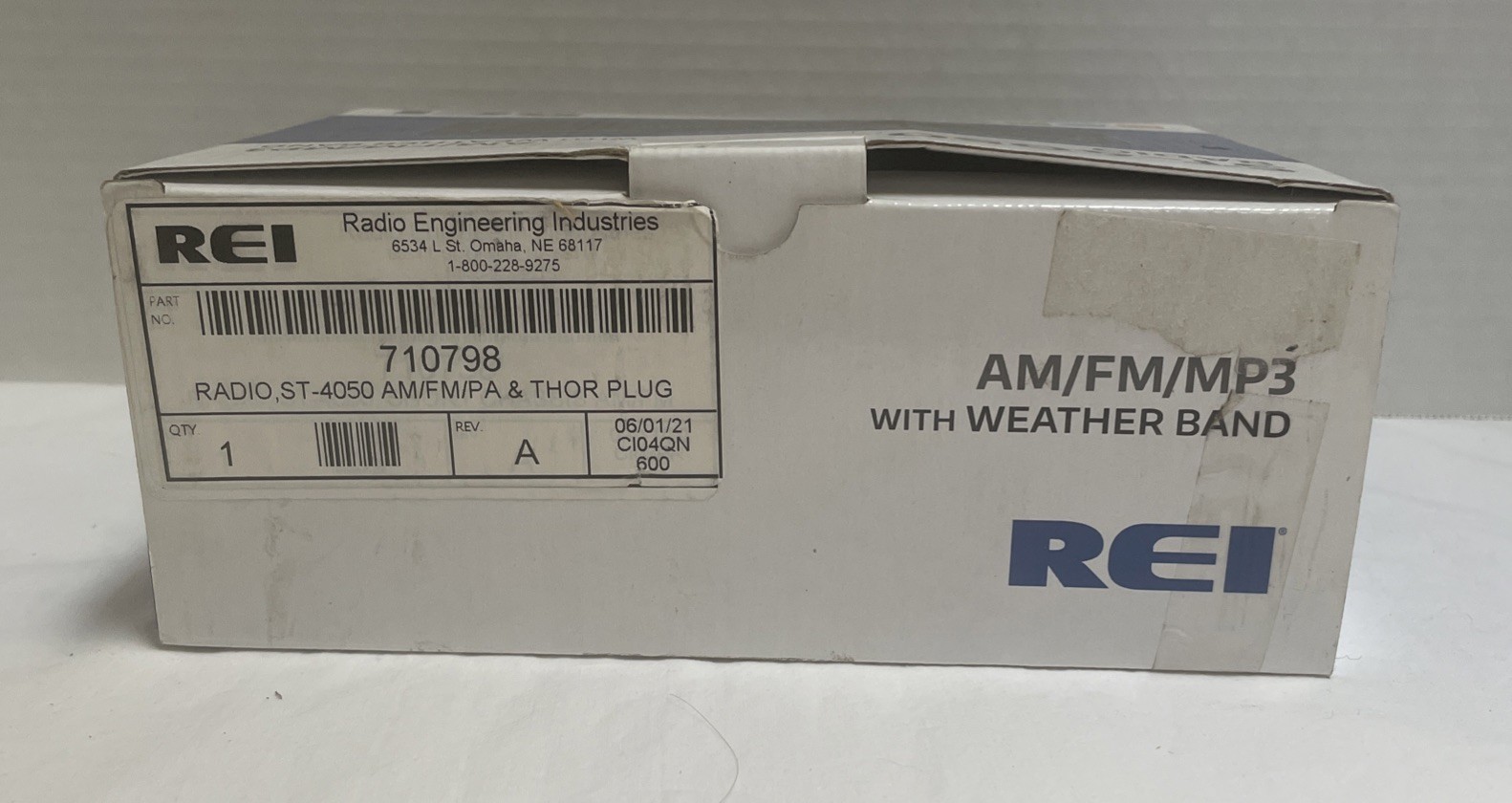 REI ST-4050 AM/FM/WB/AUX/IPOD/USB/MP3 STEREO W/WEATHER BAND +2 SPEAKERS 220067