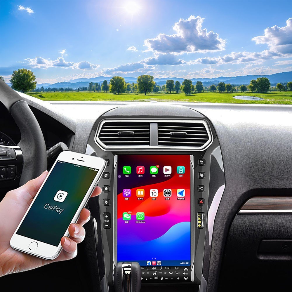 13.6″ 128G Car Radio Stereo for Ford Explorer 2011-19 Android Carplay GPS