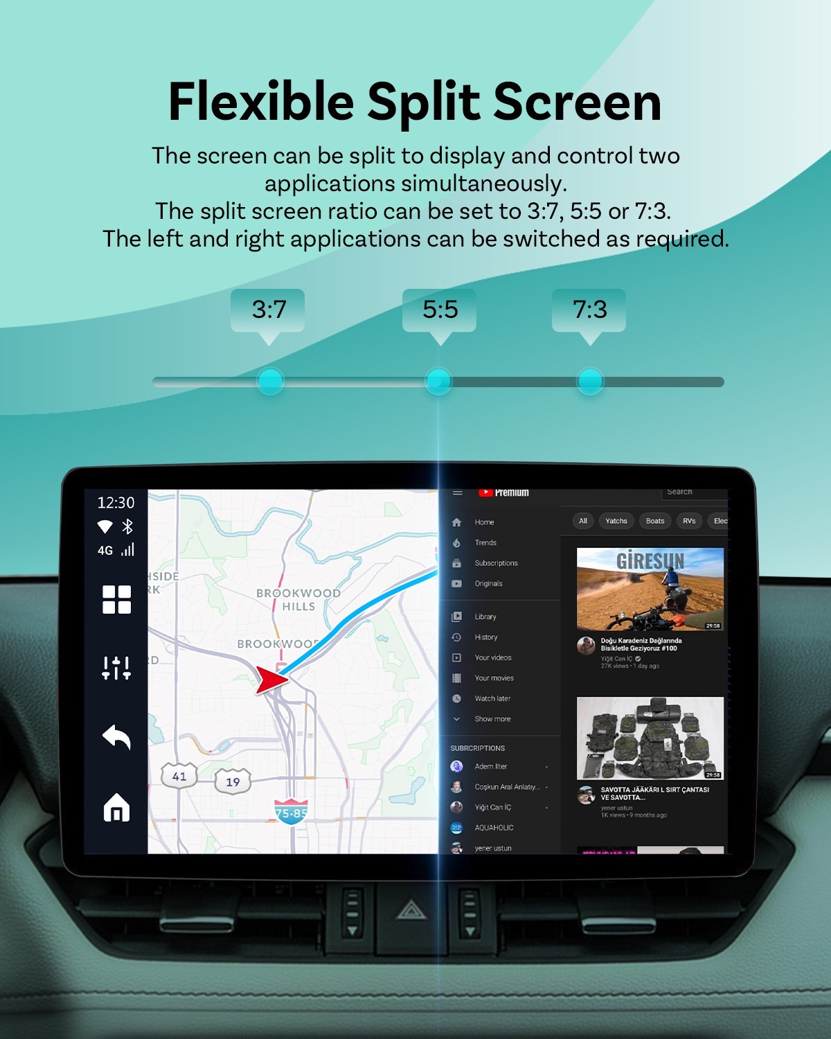 Wireless CarPlay Android Auto AI Box Android 12 HDMI Streaming Smart Car Box
