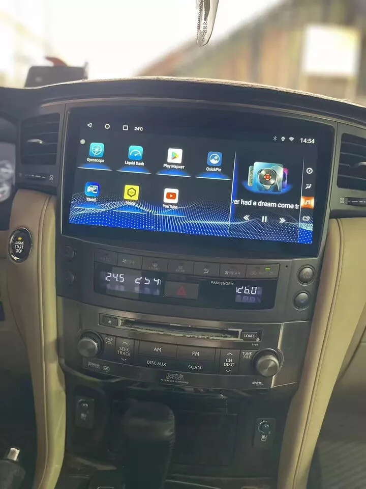 12.5″ Android Carplay Car Stereo Radio GPS Navi 4+32GB For 2007-2015 Lexus LX570