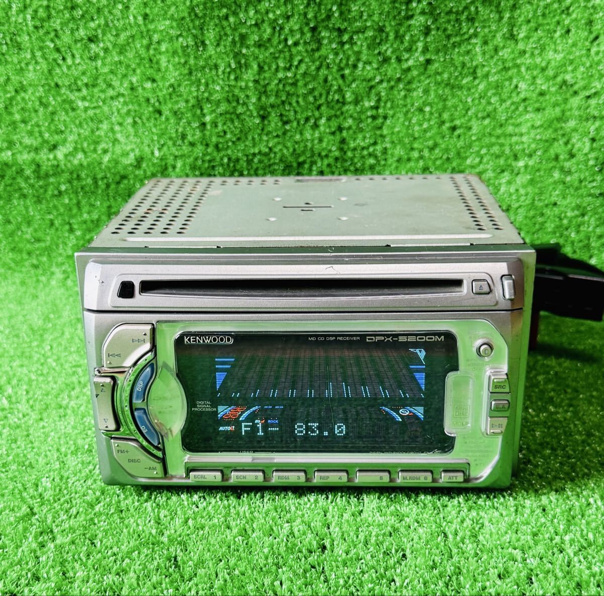 KENWOOD DPX-5200M 2-DIN Car Audio MD CD DSP Receiver Tested and Working Japan
