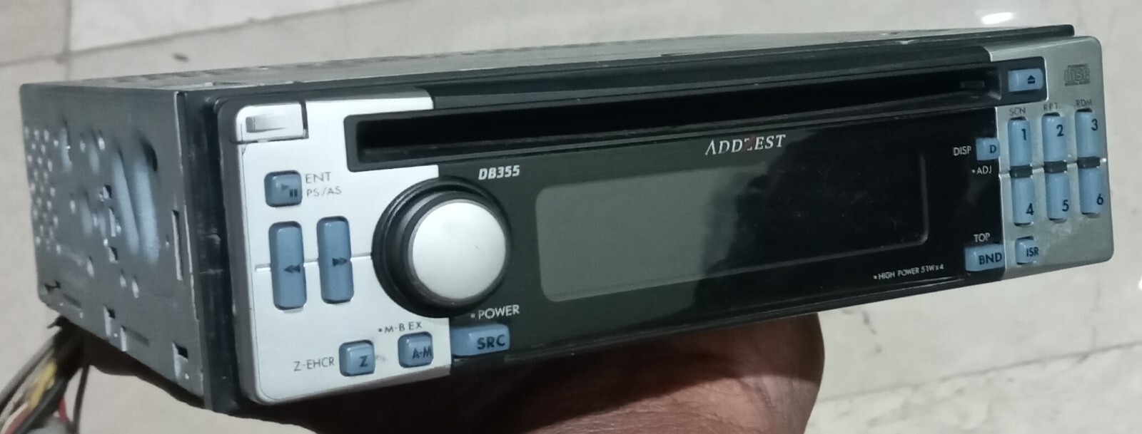 Clarion Addzest DB355 CD Player Receiver single din classic Car Audio JDM Rare