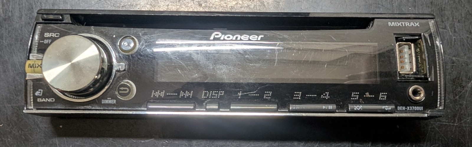 Pioneer Mixtrax DEH-X3700UI Car Stereo Radio CD Receiver USB AUX FACEPLATE ONLY