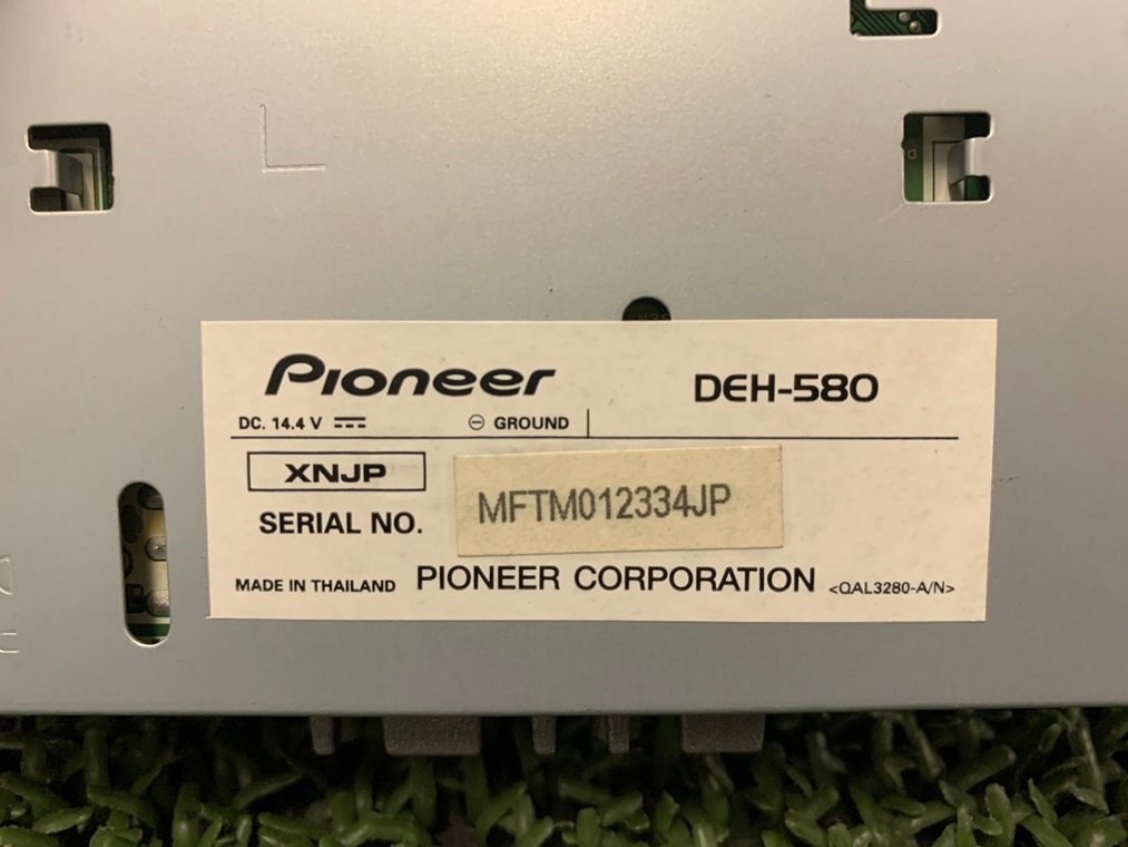 Pioneer Carrozzeria DEH-580 USB AUX CD Receiver Near Mint JAPAN