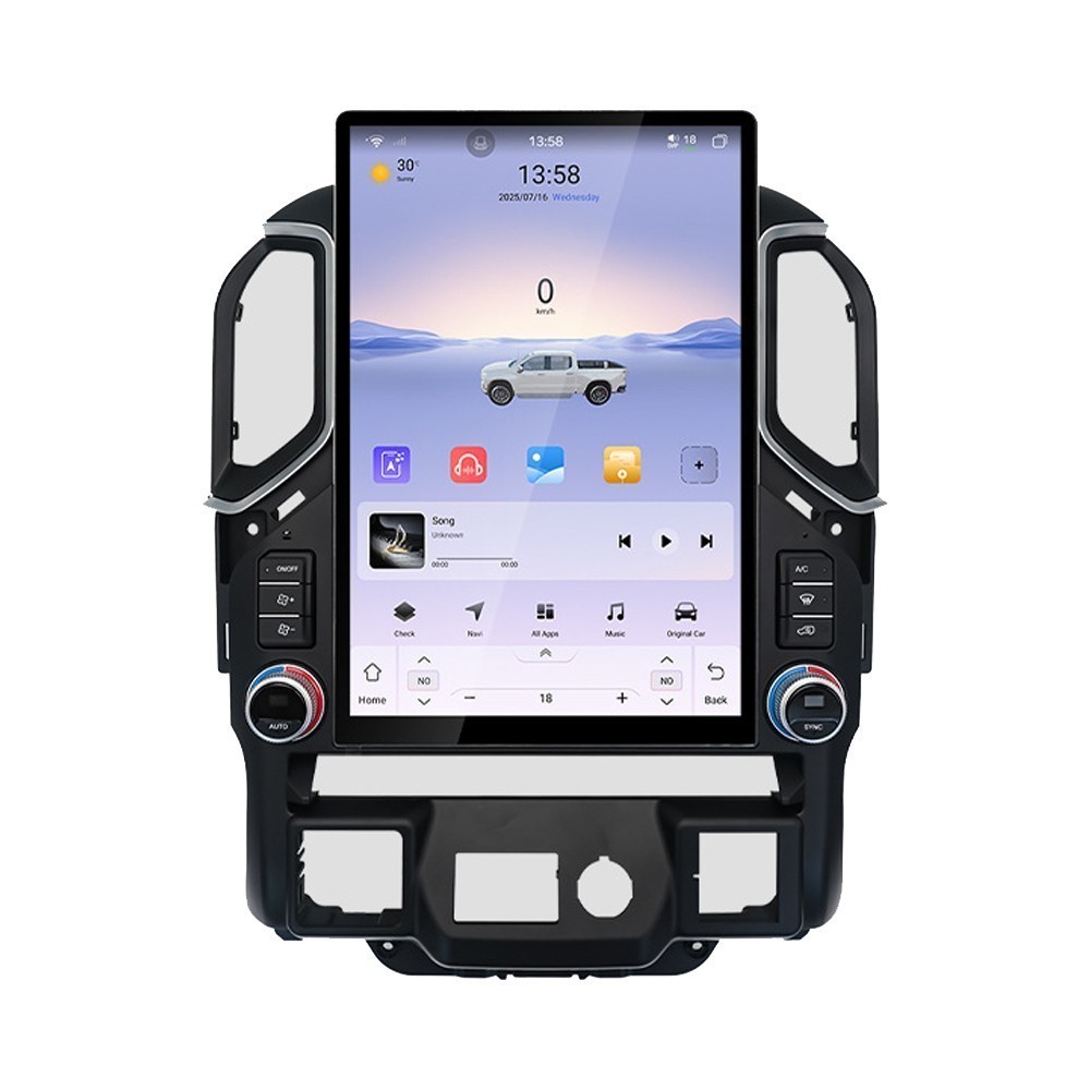 15.6” Tesla Style Car Stereo Radio For 2019-2022 Chevrolet Silverado GMC Sierra
