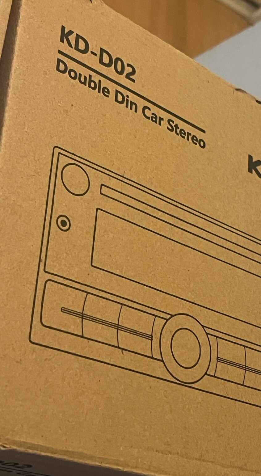 KEiiD Double Din Car Stereo Receiver CD Player +Bluetooth FM/AM Radio KD-D02 NEW