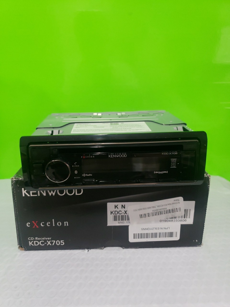 Kenwood KMM-X705 1-DIN Bluetooth Car Stereo Digital Media Receiver SiriusXM Good