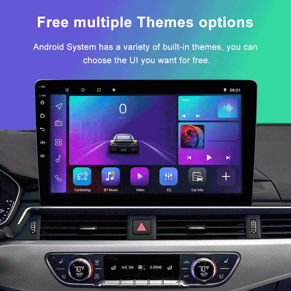 2+64GB CarPlay For Toyota Tundra 07-13 Sequoia 08-18 Android13 Car Stereo Radio
