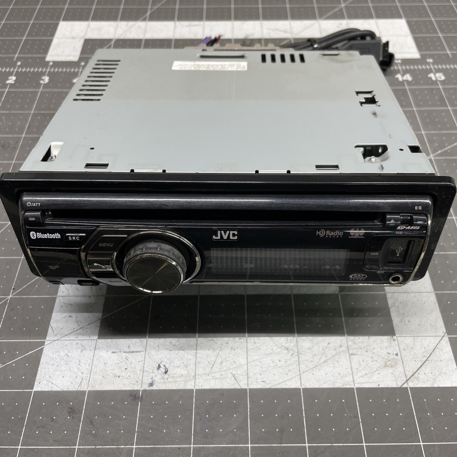 JVC KD-A805 Aftermarket Car Stereo AM FM CD USB AUX HD Radio w/ Bluetooth