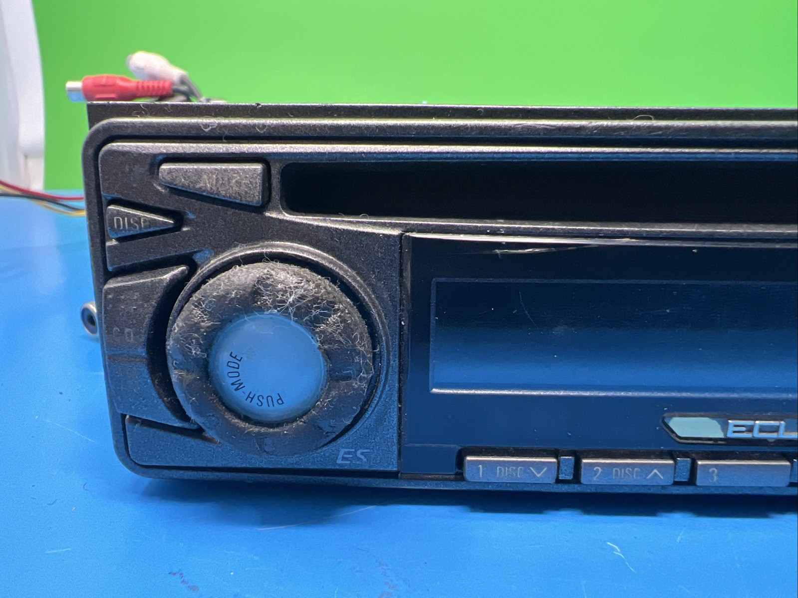 Eclipse 3412 Cd Receiver Old School 4 Channel Outputs Parts AS IS