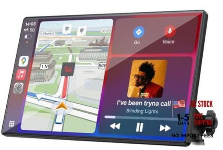 Carplay Screen for Car, 9” Wireless CarPlay & Android Auto- Upgrade 9 inch