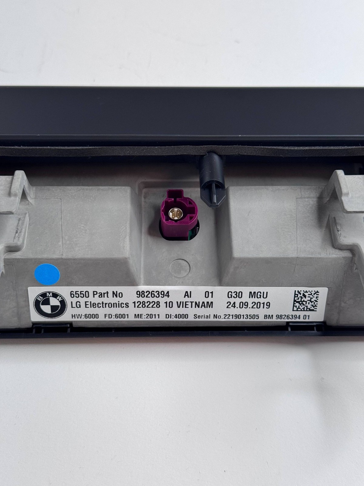 BMW 5 G30 G31 2017 Radio / CD Player / DVD Player / Navigation 9826394 HBE334