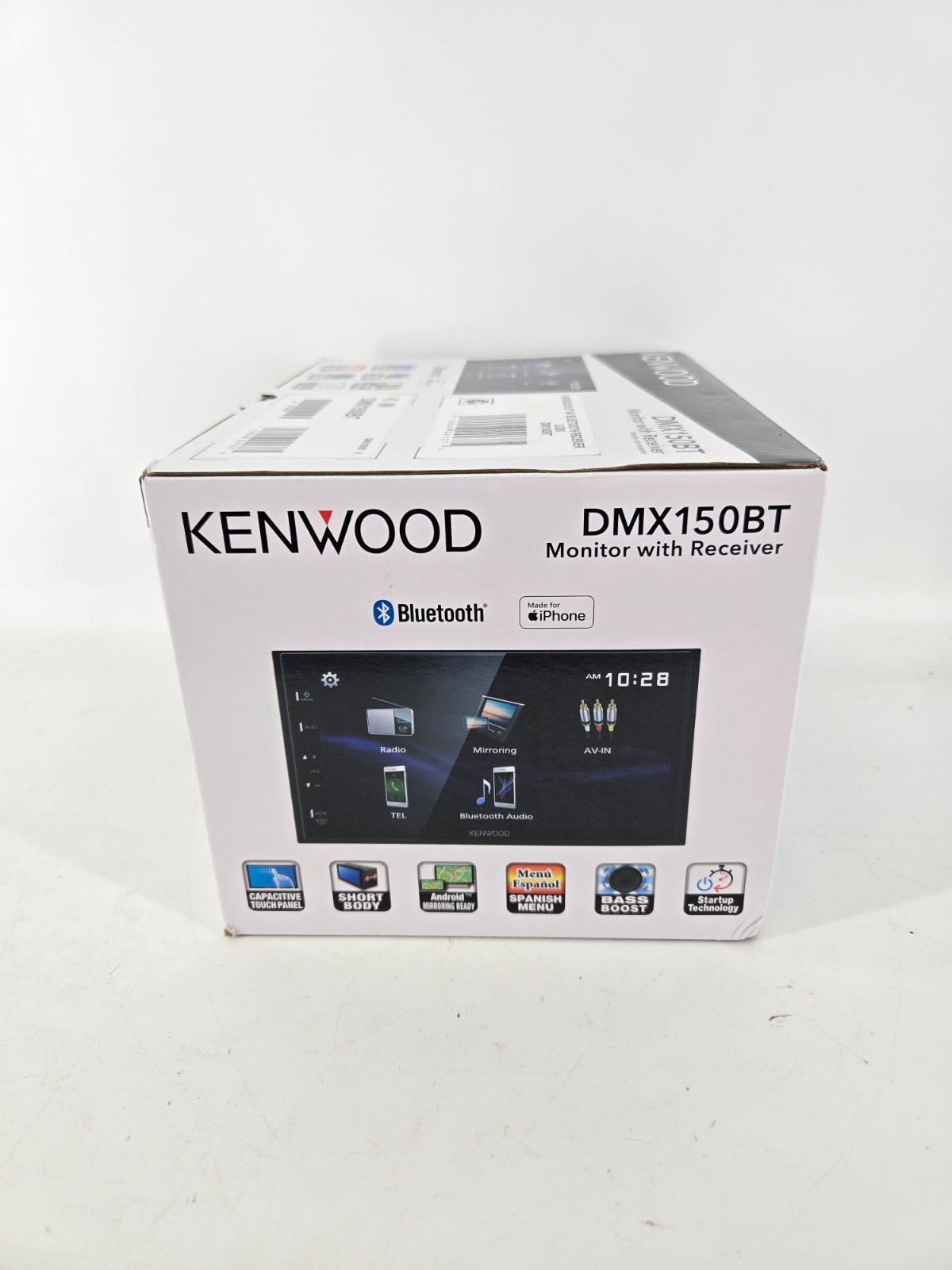 KENWOOD DMX150BT 6.8″ Capacitive Touchscreen Digital Multimedia Receiver